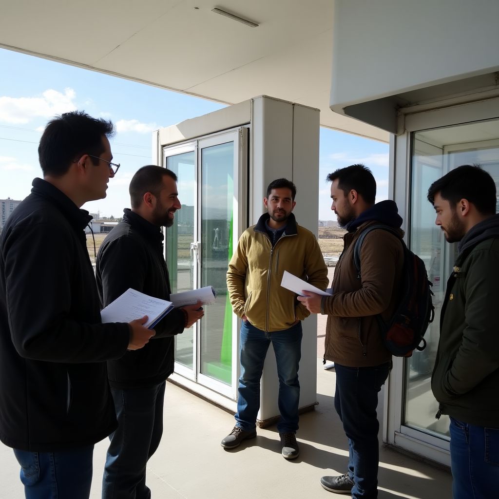 Visita técnica a estación de servicio modelo
